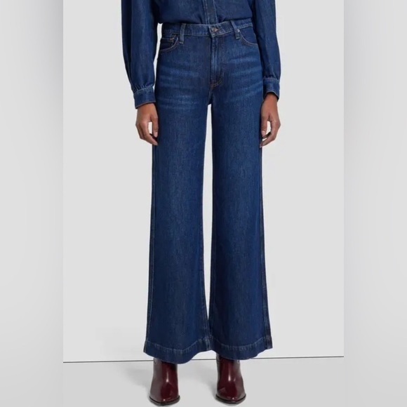 7 For All Mankind Denim - 7 for all mankind Modern DOJO Tailorless Trouser Jean Poppy